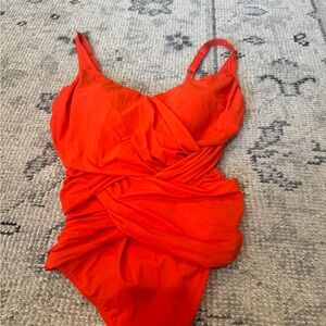 Gottex Bright Orange womens One-Piece Swimsuit